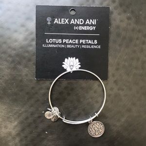 Alex and Ani Lotus Peace Petals bangle bracelet